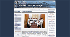Desktop Screenshot of klinkemija.kbcsm.hr